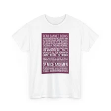 Banned Books Protest Tee, Book Banning Free Speech Shirt, Civil Rights Activism