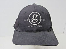 Vtg 90's Garth Brooks World Tour Snapback Hat Black Official Merch H1