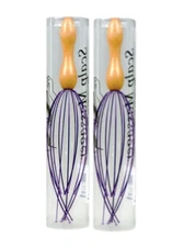 2 Pack Wooden Octopus Scalp Massager Stainless Legs Purple For Stress & Tension