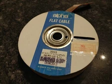 Alpha Wiring 3553 Multi Color Type B Flat Cable 26 AWG 100 ft 