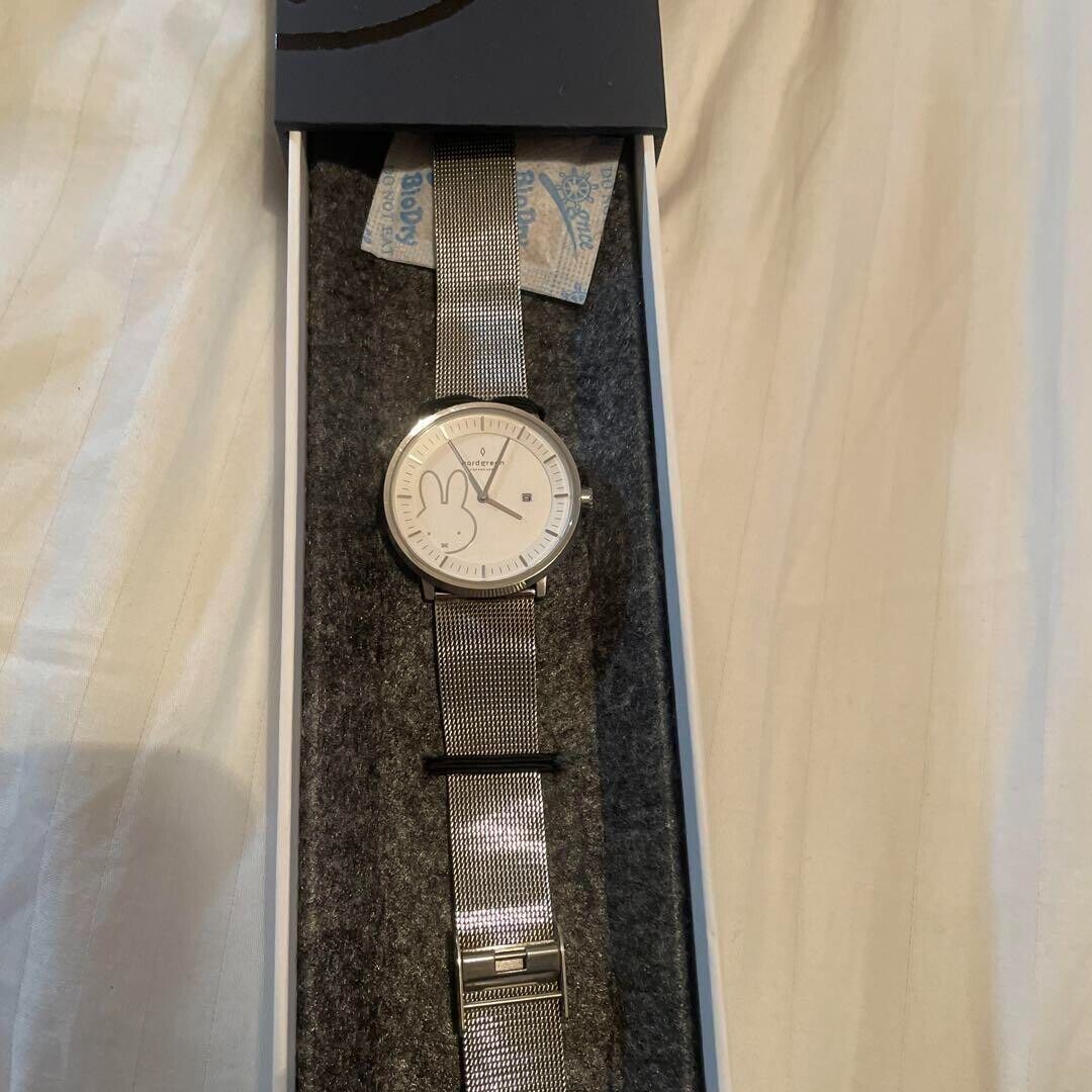 Miffy nordgreen Collaboration Watch color Silver With Box Miffy nordgreen Collaboration Watch color Silver With Box