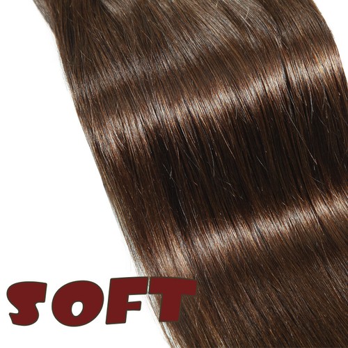 Ombre Real Echthaar Clip In Hair Extensions Haarverlängerung 8 Tressen Haarteile - Bild 8 von 39