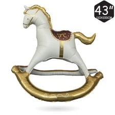 Rocking Horse Birthday Balloon Self Standing New Born Baby Party Decoration Huge