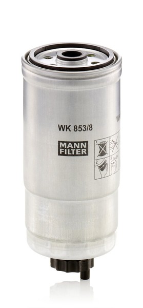 Mann-Filter WK 853/8 Fuel Filter For Alfa Romeo BMW Fiat Lancia-image
