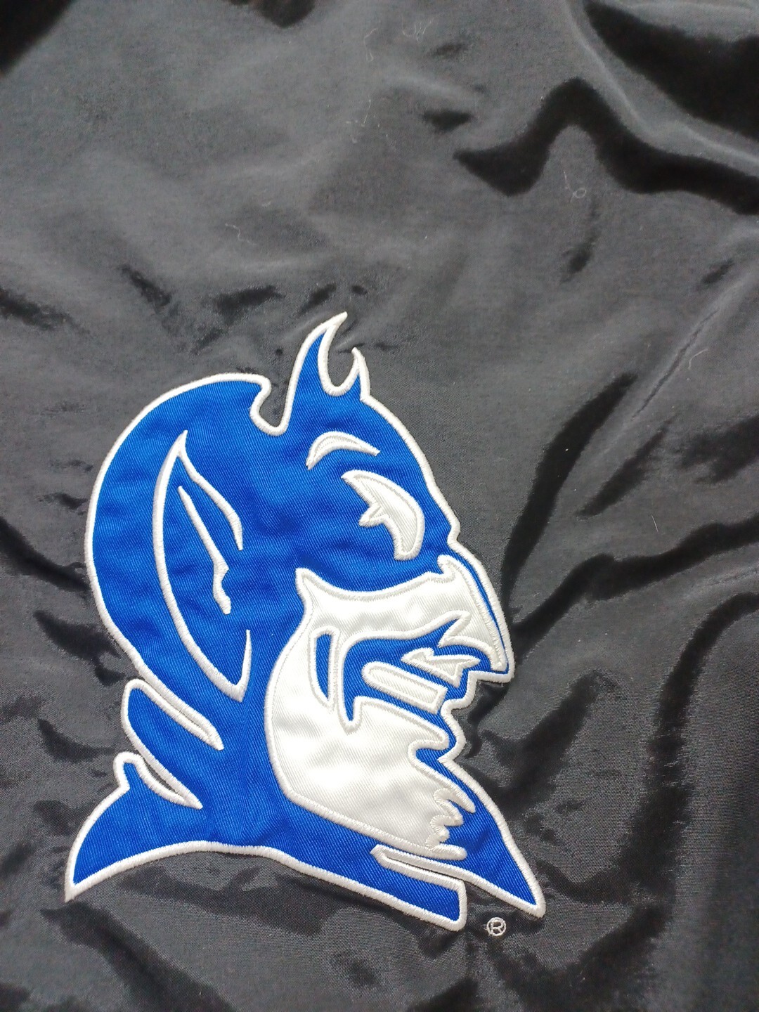 Duke Blue Devils Black Winter Coat Worn TWICE ! - Beautiful - BOYS LARGE