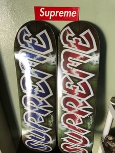 supreme lee logo skateboard deck