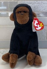 Ty Beanie Baby Congo the Gorilla 1996 Retired And Rare PE Pellets