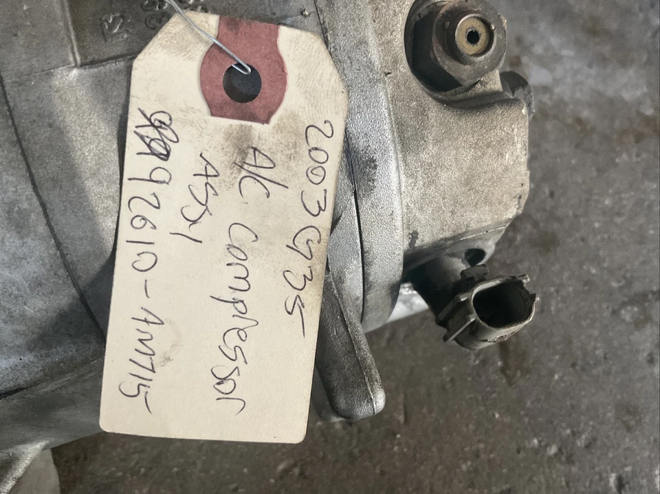 03-07 Infiniti G35 FX35 Nissan 350z AC Compressor 92610-AM715 - Image 2 of 4