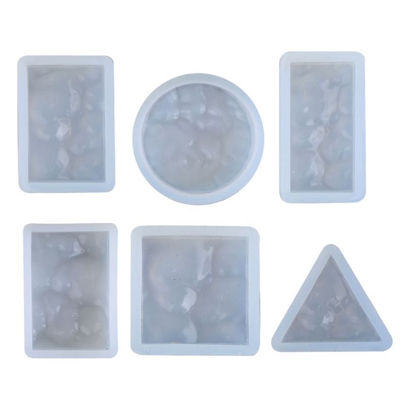6Pcs Ocean Wave Resin Silicone Molds for Epoxy Casting DIY Crafts