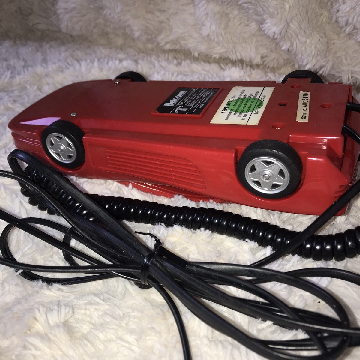 Vieux téléphone  Ferrari Formula  Testarossa, téléphone de l'ère Vice de Miami