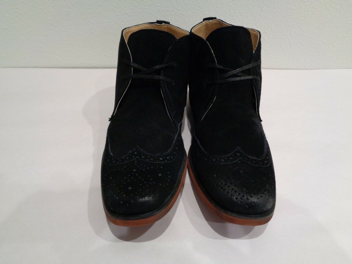 Stacy Adams Size 10 M TALIESIN Black Suede Leather Ankle  display picture 2