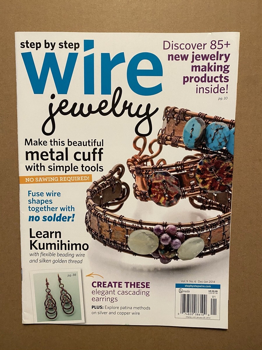 Step By Step Wire Jewelry Dec / Jan 2014 Brand New Free Shipping