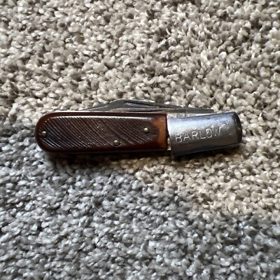 Vintage 1960's SABRE JAPAN Two Blade Barlow Pocket Knife # 601