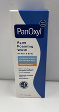 PanOxyl Acne Foaming Wash Benzoyl Peroxide 10  Antimicrobial, 5.5 Oz Exp: 05/26