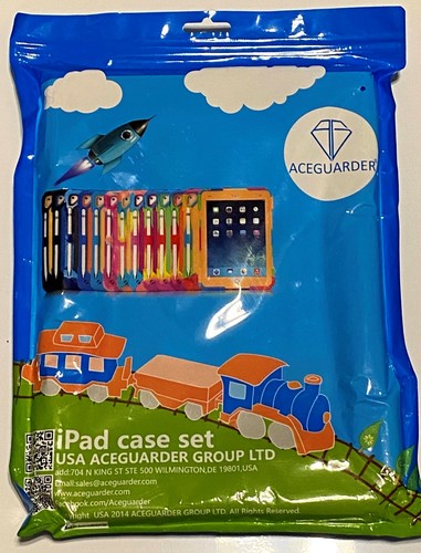 ACEGUARDER iPad Pro Air 9.7 Funda multicolor a prueba de golpes con soporte NUEVO sin abrir - Imagen 3 de 3