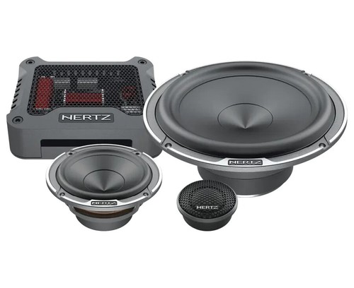 Hertz MPK 163.3 Linea Mille Pro Kit Sistema 3 Vie 3 Way 300W sql tweeter medio - Foto 3 di 3