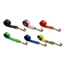 Heavy Duty G70 2" x 10' Mini J Hook Towing Trailer Wrecker Lasso Tie Down Strap