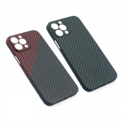 Slim Lightweight Aramid Carbon Fiber Case For iPhone 13 / 14 Pro Max /iP14 Plus