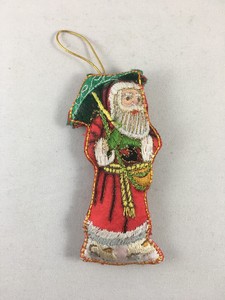 image is loading vintage embroidered fabric classic santa claus christmas ornament - Embroidered Christmas Ornaments image is loading vintage embroidered fabric classic santa claus christmas ornament - Embroidered Christmas Ornaments