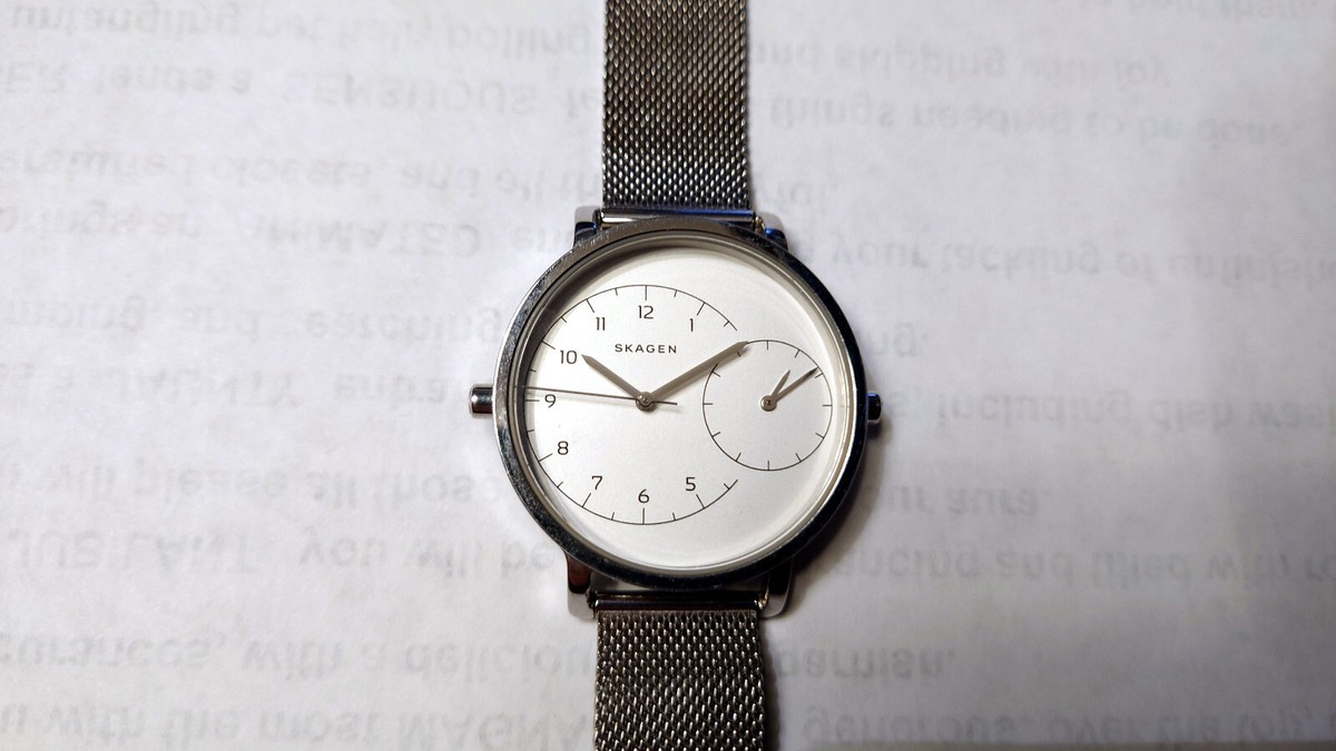 Skagen Hagen 36mm Silver-Tone White Dial Quartz Ladies Watch SKW2474 Skagen Women main image 4