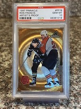 1997 Pinnacle Artist's Proof Ron Francis PSA 10 GEM MINT SP Penguins HOF Pop 1