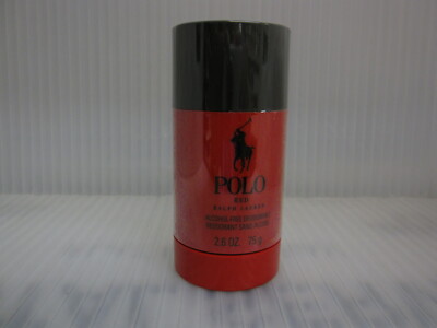 POLO RED by RALPH LAUREN 2.6 oz / 75 G Alcohol Free Deodorant