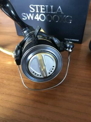 Shimano 13 Stella SW4000XG Spinning Reel Excellent Free