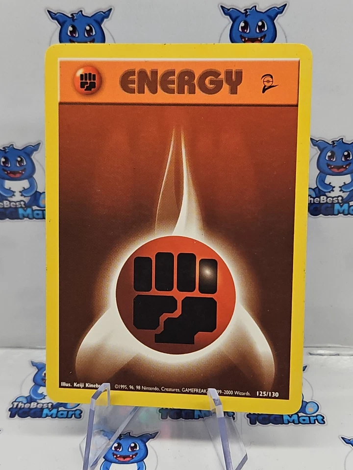 Pokemon Base Set 2 - Fighting Energy - 125/130 - MP - Image 2 of 3