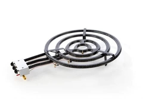 Garcima Paella Dual Ring Butane/Propane Gas Burner, Black, 45 cm Garcima Paella Dual Ring Butane/Propane Gas Burner, Black, 45 cm