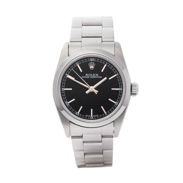 Rolex Oyster Perpetual Women's Black 