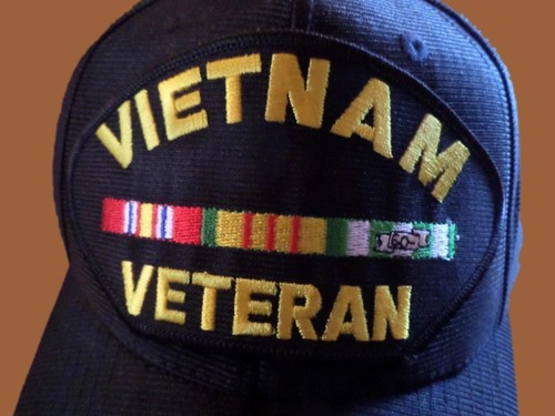 U.S MILITARY VIETNAM VETERAN HAT U.S MILITARY OFFICIAL BALL CAP U.S.A MADE - Picture 2 of 5