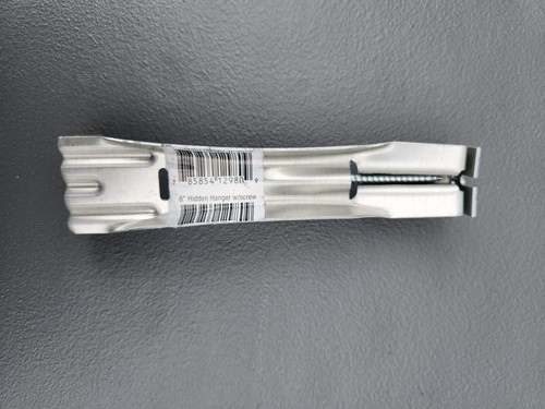 (50 Pcs) Spectra Metals 6SSHRT 6 in. Aluminum Gutter Hidden Hanger with Screw - Picture 3 of 3