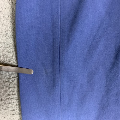 MM Lafleur Rachel Kleid Größe 4 Blau Ärmellos Ponte V-Ausschnitt Arbeit Büro Etui - Bild 7 von 11