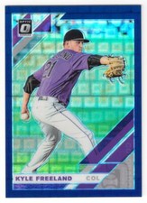 Kyle Freeland 2019 Donruss Optic Pandora Blue #126 #42/99 Rockies