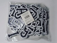 [NEW] Okuna Outpost 108 Pcs Iron-on A-Z Letter Patches (Black) - 1.5"x2"