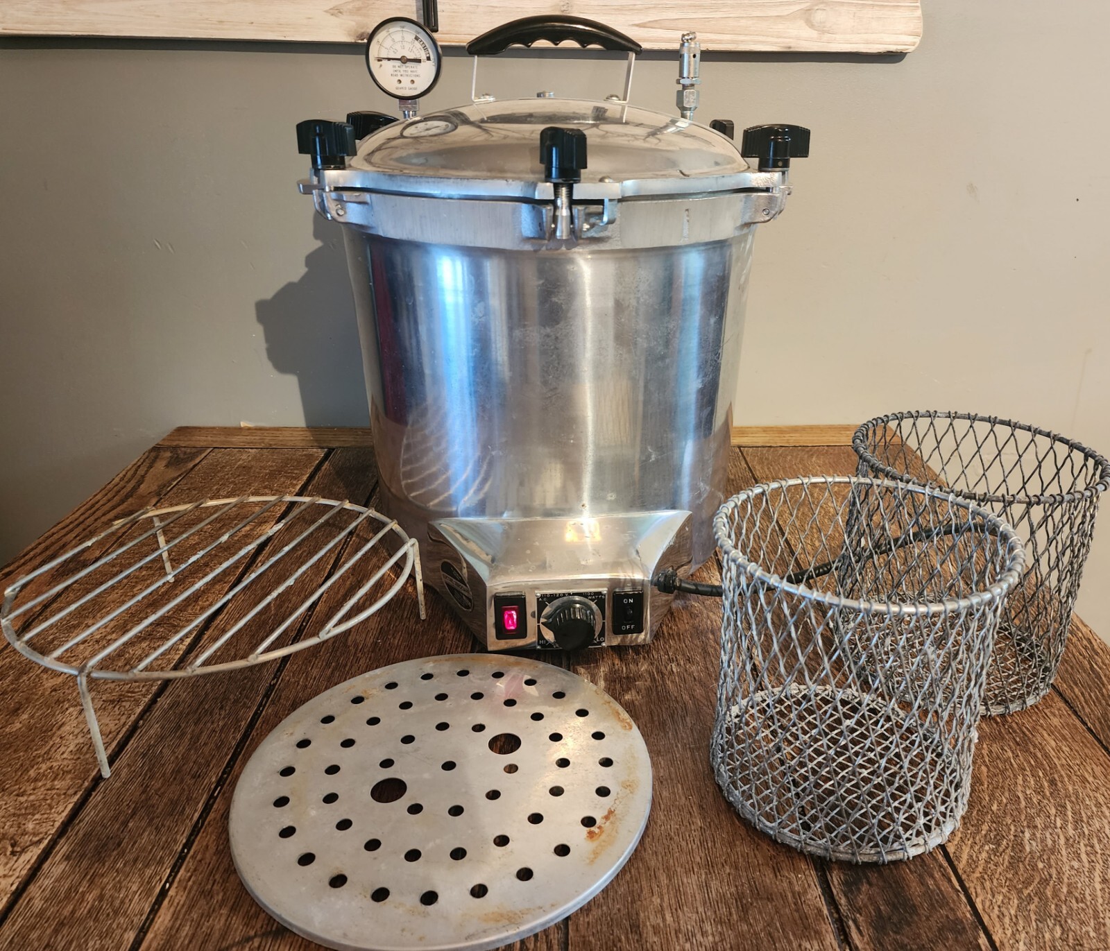 All American 25X1 Steam Autoclave/Sterilizer Steroclave Pressure