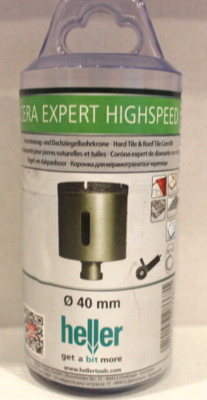 Heller Cera Expert Highspeed Feinsteinzeugbohrer M 14 Ø 40mm - 19.9 2746 S7