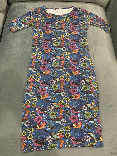 lularoe art to wear bird novelty print 