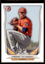 2014 Bowman Draft Top Prospects Vincent Velasquez #TP-28 Houston Astros