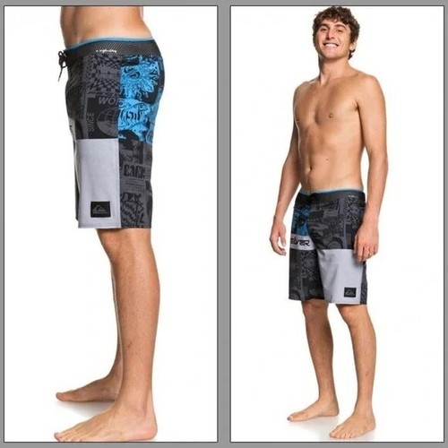 Quiksilver Men's Boardshorts Highline Rave Wave 19" Swimming Trunk Short Size 40 - 第 5/5 張圖片