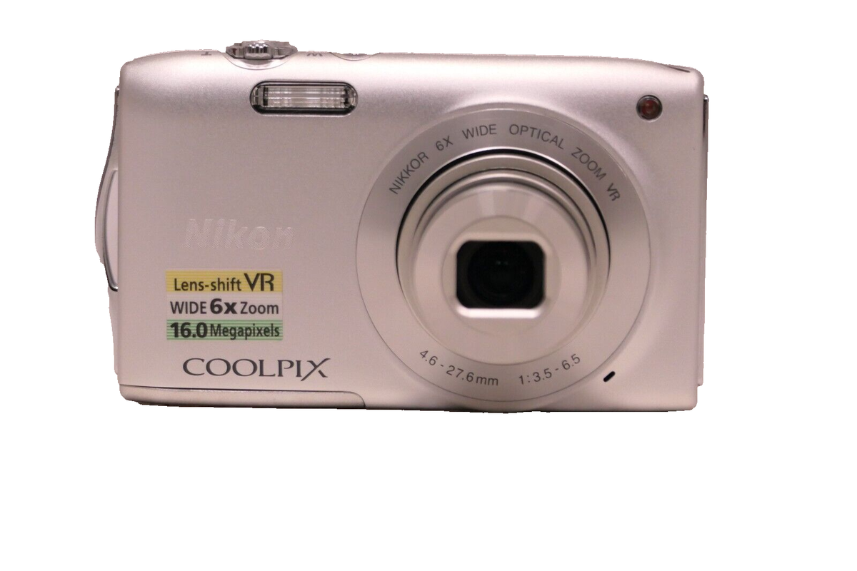 Nikon Coolpix S3300-16 MP-Digital Camera Silver | eBay