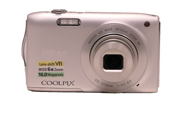 Nikon Coolpix S3300-16 MP-Digital Camera Silver | eBay