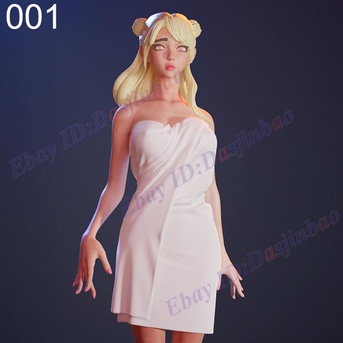 Woman in towels 1/8 1/6 1/4 3D Print Model Kit Unpainted Unassembled 5 Ver NSFW - 第 2/16 張圖片