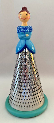 Vintage Aqua Blue Pylones France Nonna Cheese Grater Crea Crea design Kitcshy