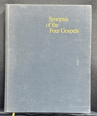 Synopsis of the Four Gospels: Greek - English Edition of the Synopsis Quattuor..
