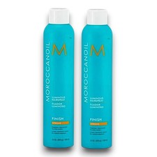 2X Moroccanoil Luminous Hairspray - Strong - 10 oz - LOT OF 2
