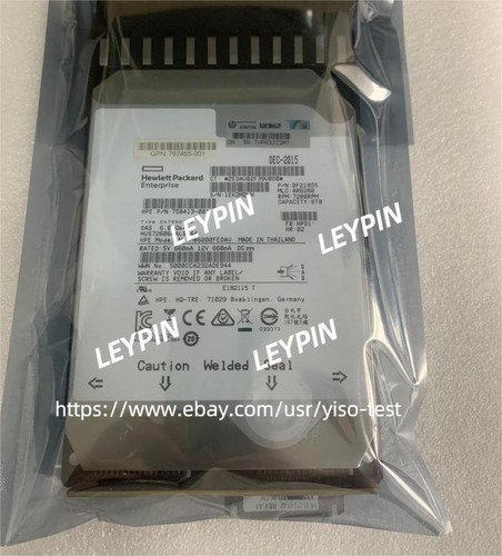 J9F36A MSA 6TB 7.2K 3.5-inch SAS 6G Hot Swap Hard Drive 787335-001 790149-001 - Afbeelding 2 van 5