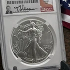 2022 (W) SILVER EAGLE NGC MS70 FIRST DAY OF ISSUE STRUCK AT WEST POINT - 151