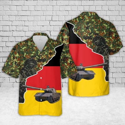 German Unity Day With E 75 TS Tank Hawaiian Shirt