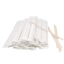 180 Pcs Disposable Wooden Coffee Stirrers By 7inch Drink Stirrers Sticks